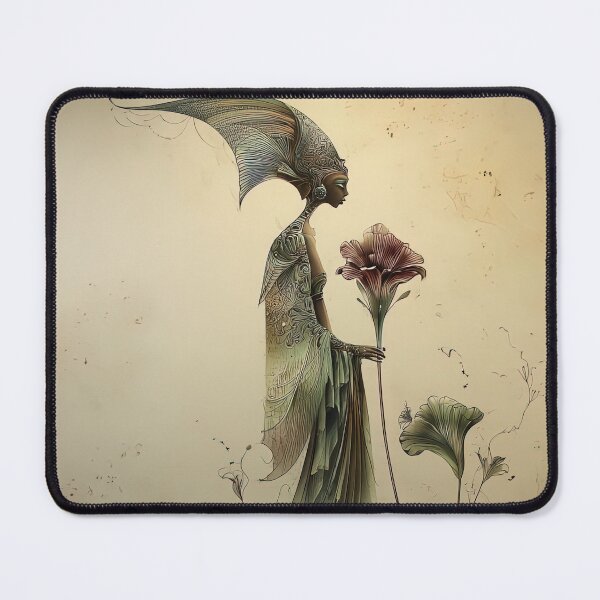 Item preview, Ethereal Bloom: A Floral Sentinel designed and sold by bloorose.