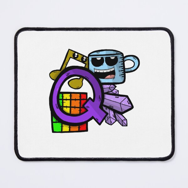 Item preview, Letter Q Sticker designed and sold by TheCartoonChaos.
