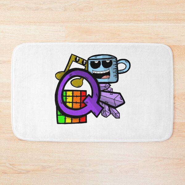 Item preview, Letter Q Sticker designed and sold by TheCartoonChaos.