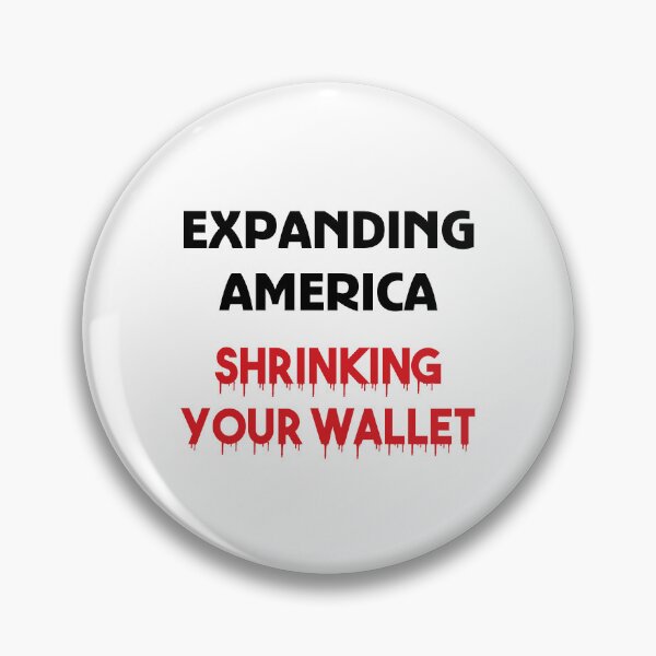 Item preview, DONALD TRUMP EXPANDING AMERICA TARIFF MEME STICKER (White) designed and sold by SabbaticalSteve.