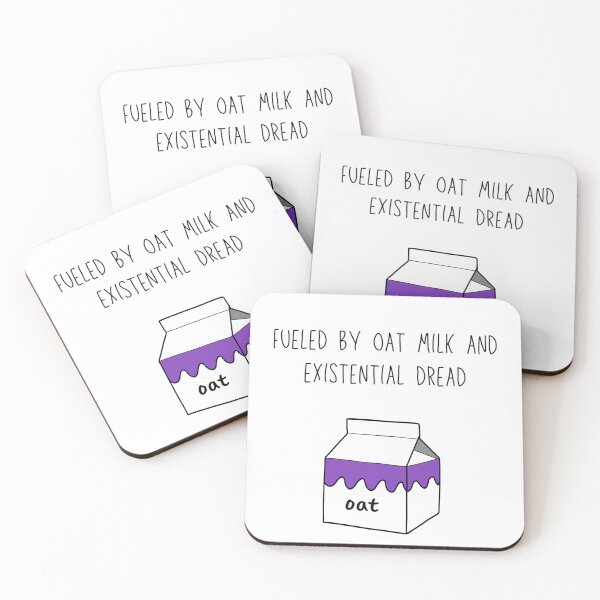 Item preview, Fueled by Oat Milk and Existential Dread designed and sold by majownik.