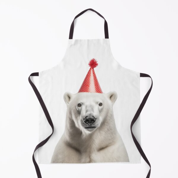 Item preview, Cute Polar Bear with Party Hat Birthday Celebration designed and sold by LazyOwlStore.