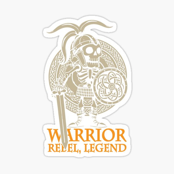 Item preview, Cartoon Celtic warrior with shield and sword designed and sold by KoandZo.