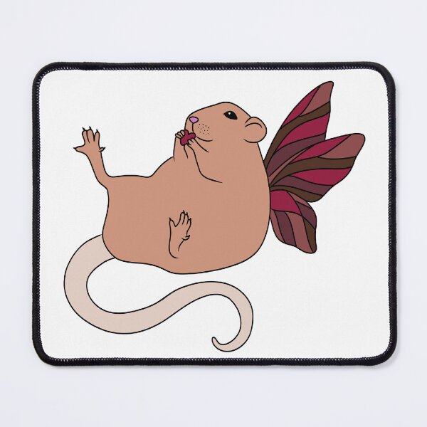Item preview, Fairy Rat – Kawaii Magical Rat with Wings designed and sold by majownik.