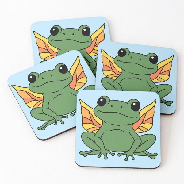 Item preview, Fairy Frog – Kawaii Magical Frog with Wings designed and sold by majownik.