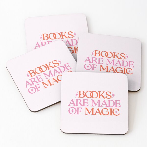 Item preview, Books Are Made of Magic  designed and sold by katreadsitshop.