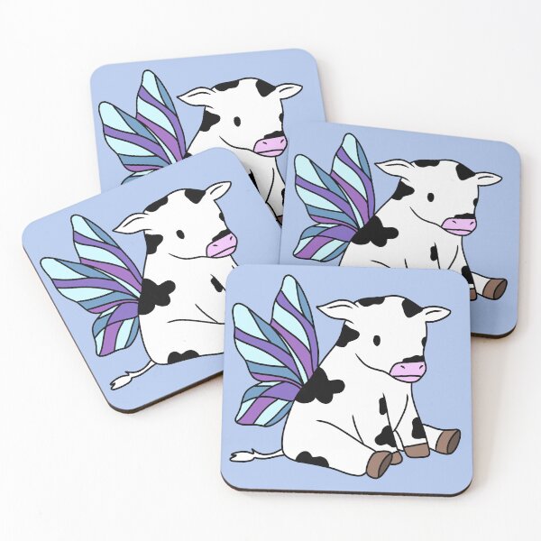 Item preview, Fairy Cow – Cute Magical Calf with Wings designed and sold by majownik.