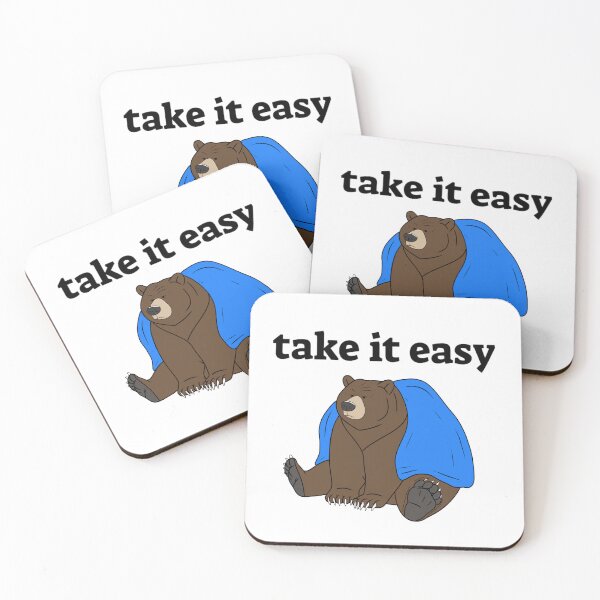 Item preview, Lazy Bear – Take It Easy Chill Vibes designed and sold by majownik.