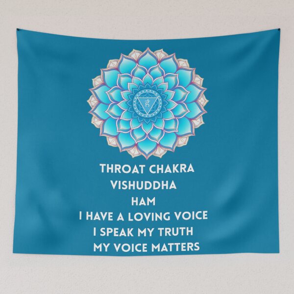 Item preview, Throat Chakra – Vishuddha Mandala Shirt designed and sold by PranaLume.