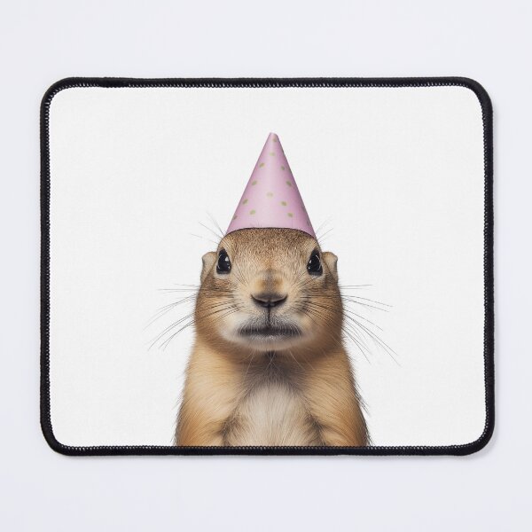 Item preview, Cute Prairie dog with Party Hat Birthday Celebration designed and sold by LazyOwlStore.