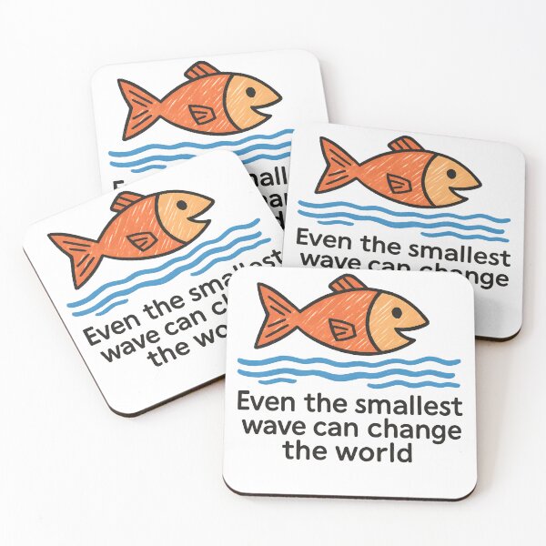 Item preview, Even the smallest wave can change the world designed and sold by MKvision.