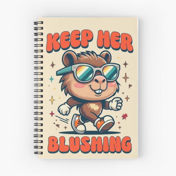 Item preview, Capybara Blushing Keep Her Blushing Cute Animal Graphic Item designed and sold by Shabby Script Archive | Digital Designer .