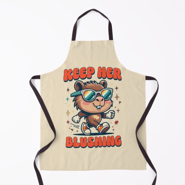 Item preview, Capybara Blushing Keep Her Blushing Cute Animal Graphic Item designed and sold by Shabby Script Archive | Digital Designer .
