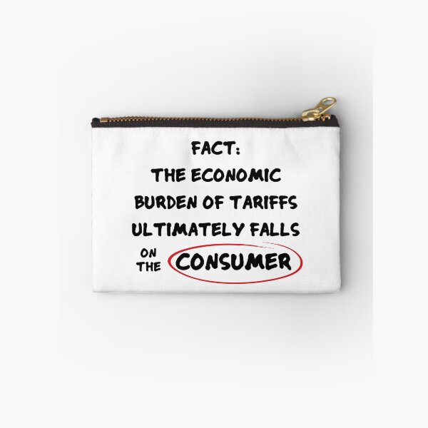 Item preview, DONALD TRUMP CONSUMER (White) TARIFF MEME STICKER designed and sold by SabbaticalSteve.