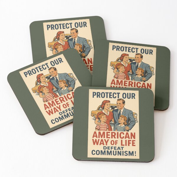 Item preview, Protect Our American Way of Life – Defeat Communism Poster designed and sold by BestDetailer.