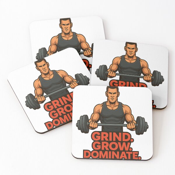 Item preview,  Grind. Grow. Dominate. designed and sold by PastimeMastery.