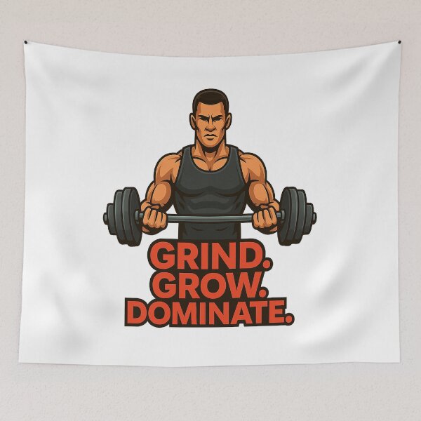 Item preview,  Grind. Grow. Dominate. designed and sold by PastimeMastery.