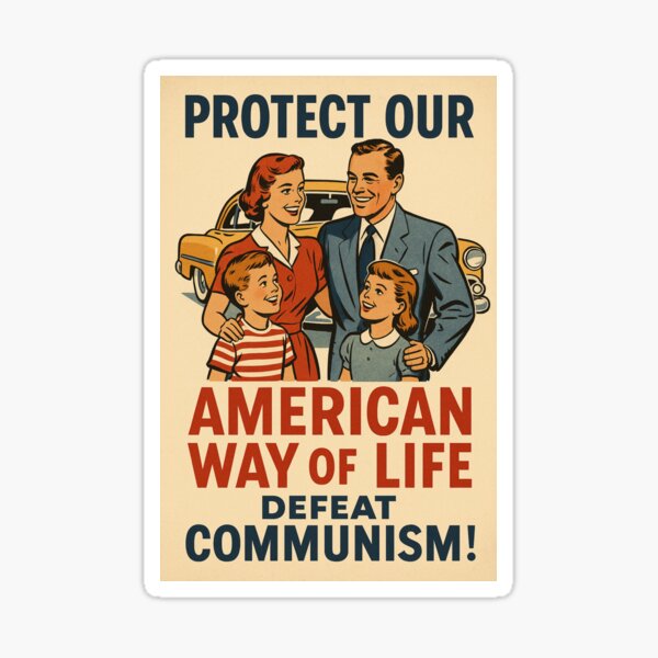 Item preview, Protect Our American Way of Life – Defeat Communism Poster designed and sold by BestDetailer.