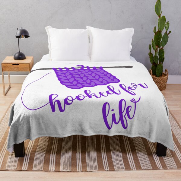 Item preview, Hooked for Life – Crochet Lover Design designed and sold by majownik.