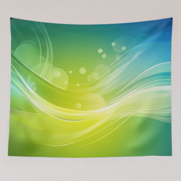 Item preview, Bright abstract waves designed and sold by anytka.