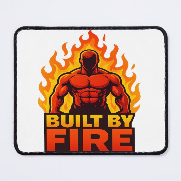 Item preview, BUILT BY FIRE – Forged Through Struggle designed and sold by PastimeMastery.