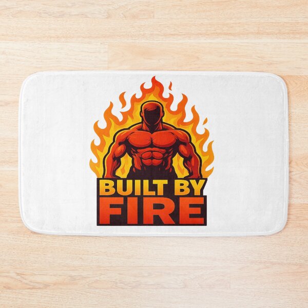 Item preview, BUILT BY FIRE – Forged Through Struggle designed and sold by PastimeMastery.