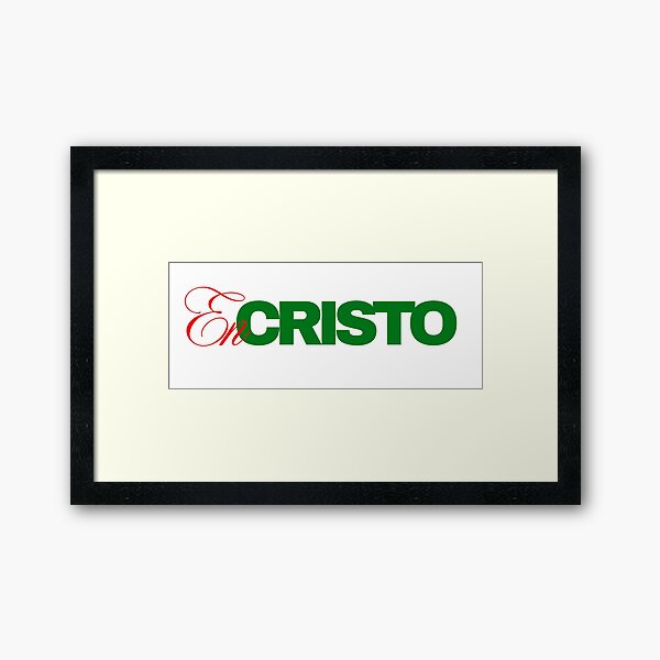 Vista previa del artículo con la obra «En Cristo», diseñado y vendido por shatteredyoke.