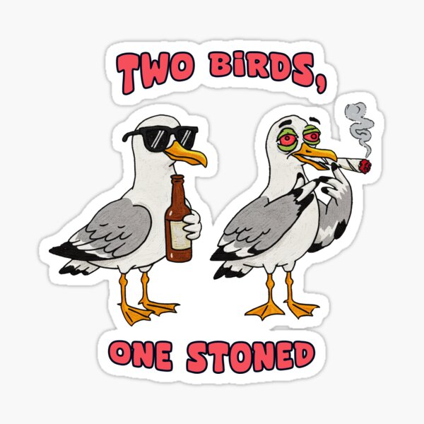 Item preview, Two Birds One Stoned designed and sold by Designbyhy.