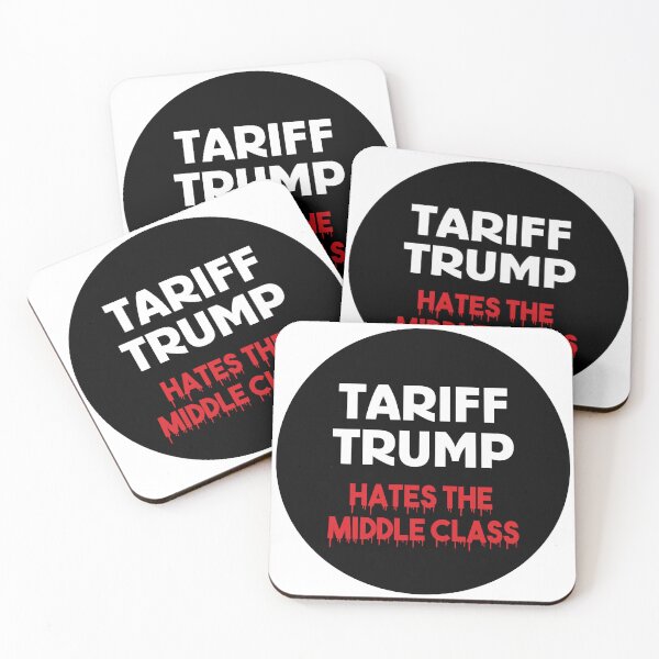 Item preview, DONALD TRUMP HATES THE MIDDLE CLASS TARIFF MEME STICKER designed and sold by SabbaticalSteve.