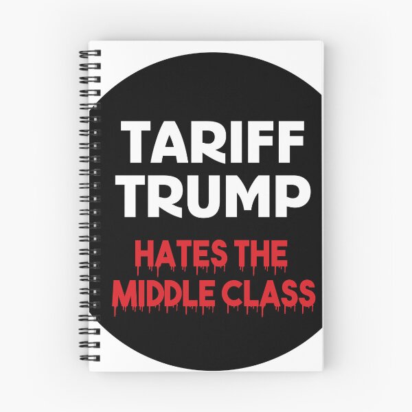 Item preview, DONALD TRUMP HATES THE MIDDLE CLASS TARIFF MEME STICKER designed and sold by SabbaticalSteve.