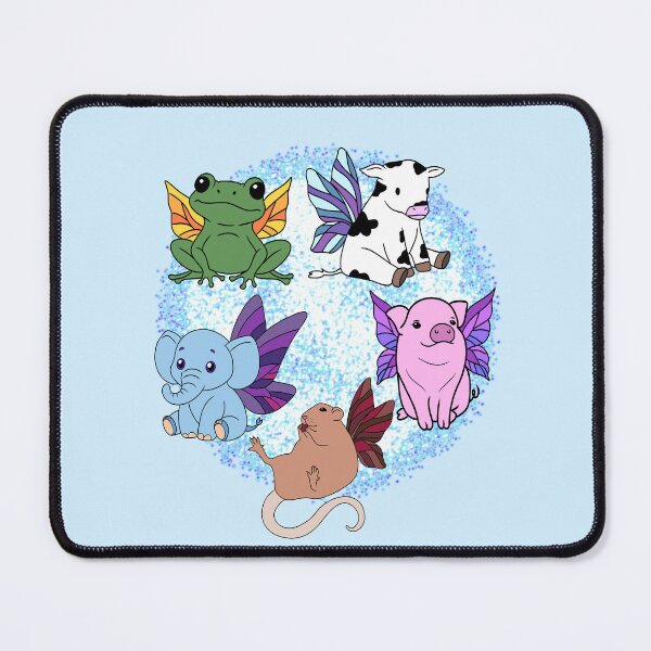 Item preview, Cute Winged Animals – Whimsical Fantasy Creatures designed and sold by majownik.