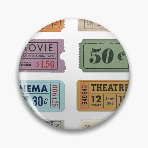 Item preview, Movie Ticket Sticker Pack designed and sold by Letsgonjdevils0.