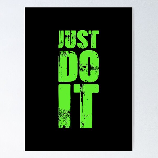 Item preview, Motivational Phrase | Just Do It designed and sold by typoinspired.
