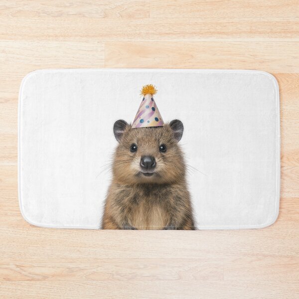 Item preview, Cute Quokka with Party Hat Birthday Celebration designed and sold by LazyOwlStore.