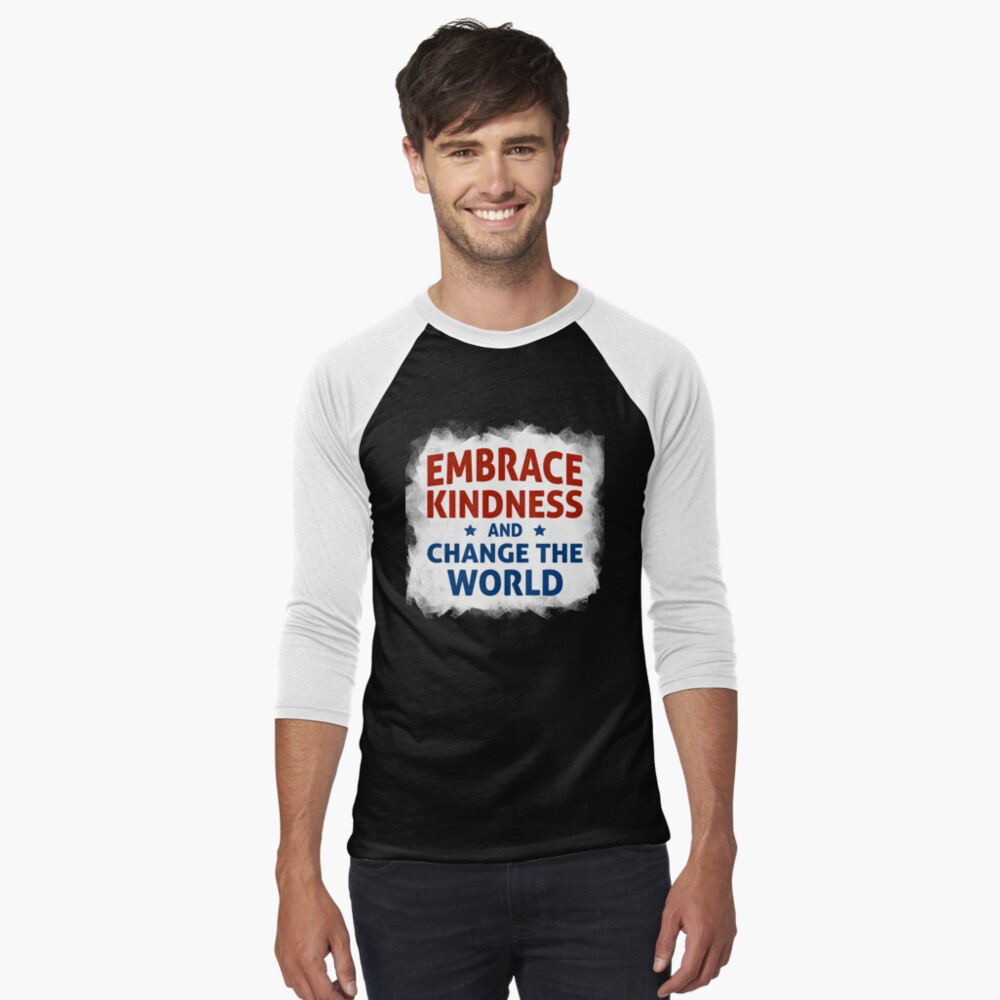 Item preview, Baseball ¾ Sleeve T-Shirt designed and sold by kindnesshero.