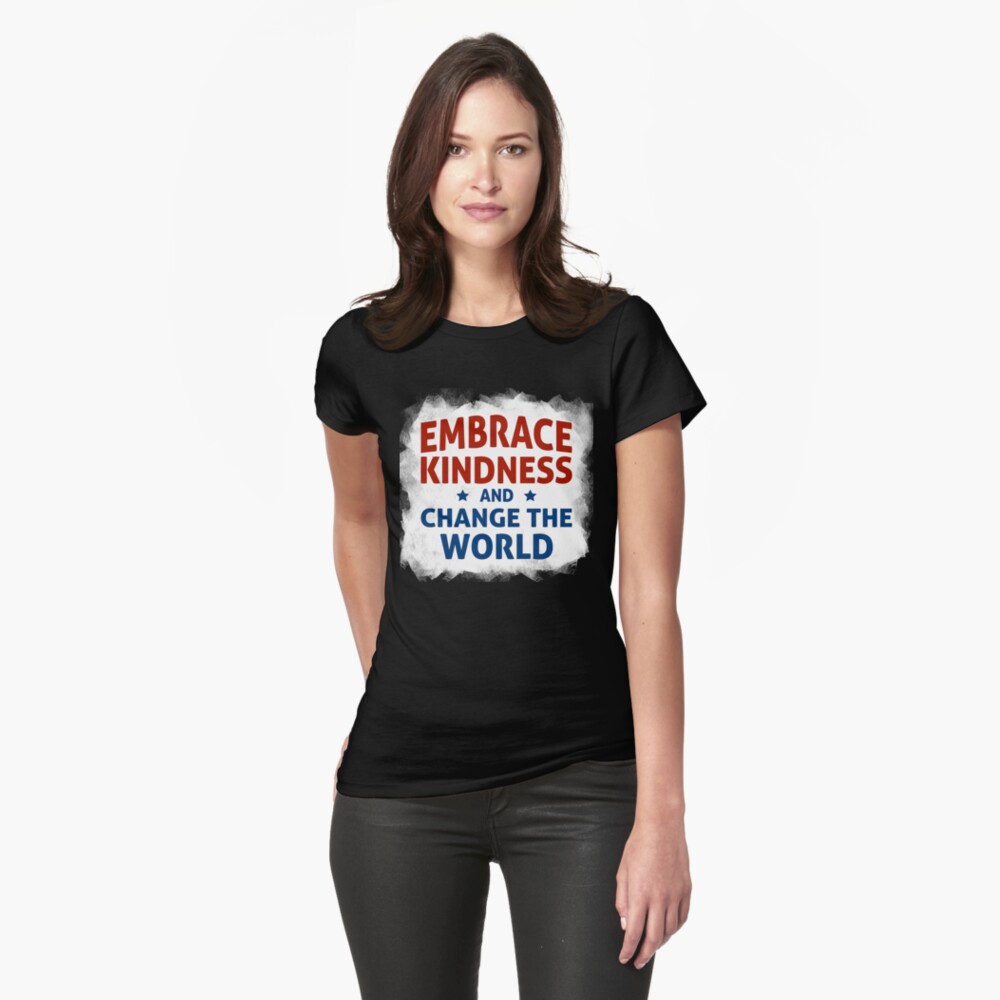 Item preview, Fitted T-Shirt designed and sold by kindnesshero.