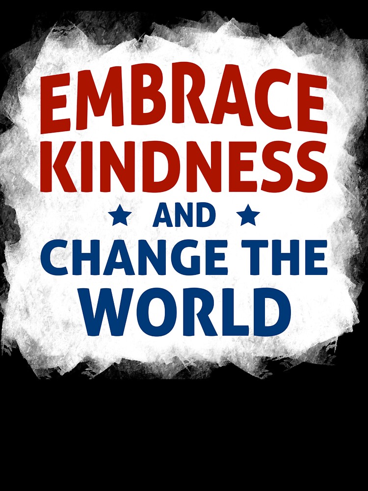 Thumbnail 7 of 7, Oversized T-Shirt, Embrace Kindness and Change the World designed and sold by kindnesshero.