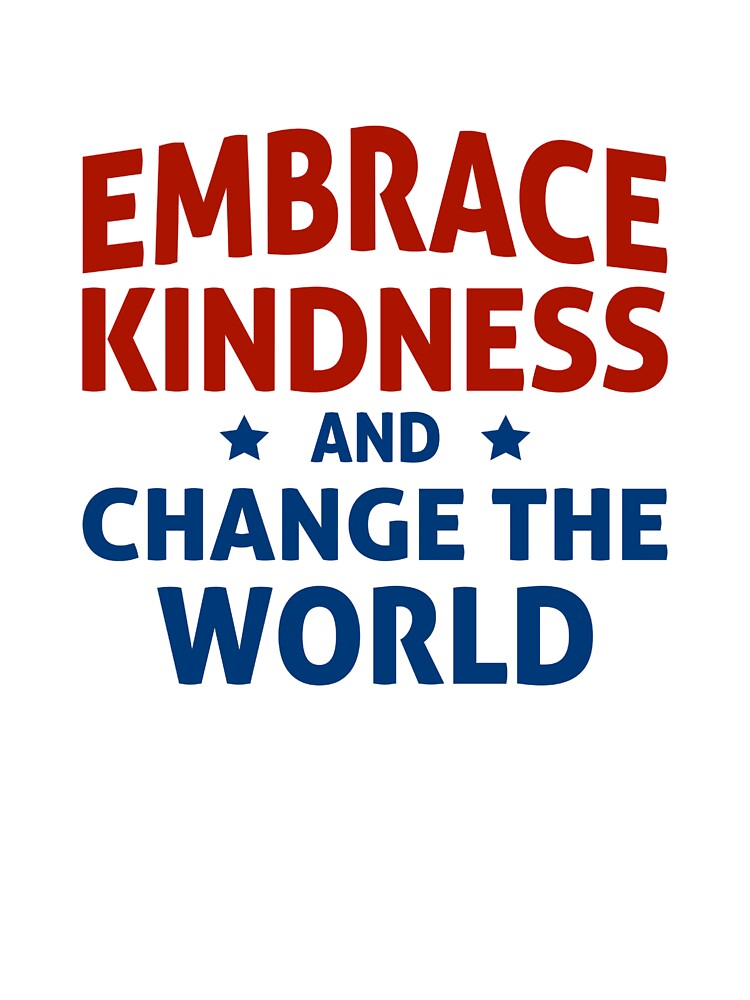 Thumbnail 7 of 7, Oversized T-Shirt, Embrace Kindness and Change the World designed and sold by kindnesshero.