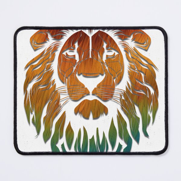 Item preview, Gradient Lion Head designed and sold by AmbientArtCo.