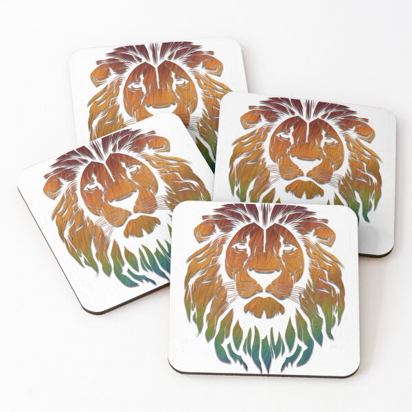 Item preview, Gradient Lion Head designed and sold by AmbientArtCo.