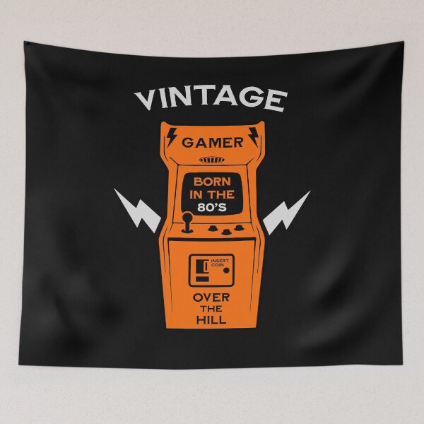 Item preview, Vintage Gamer Born In The 80's designed and sold by happygiftideas.