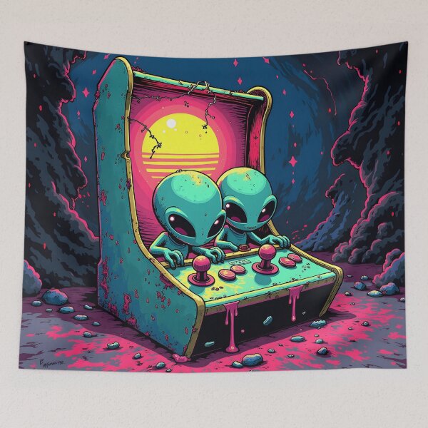 Item preview, Game Over, Earthlings designed and sold by AlienInkvasion.