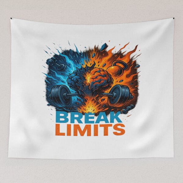 Item preview, BREAK LIMITS – Explode Through Boundaries designed and sold by PastimeMastery.