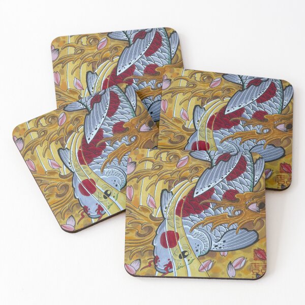 Item preview, Koi and the golden river designed and sold by HoriSaiSei.