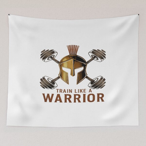 Item preview, TRAIN LIKE A WARRIOR – Strength, Discipline, Honor designed and sold by PastimeMastery.