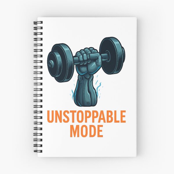 Item preview, UNSTOPPABLE MODE – Steel, Sparks, and Strength designed and sold by PastimeMastery.
