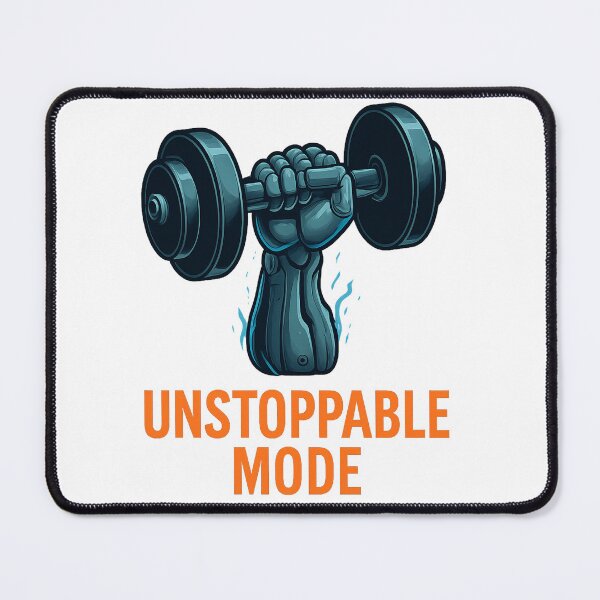 Item preview, UNSTOPPABLE MODE – Steel, Sparks, and Strength designed and sold by PastimeMastery.