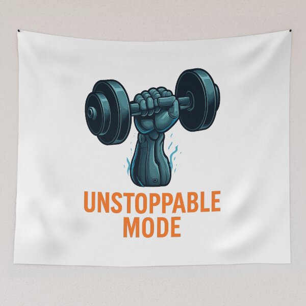 Item preview, UNSTOPPABLE MODE – Steel, Sparks, and Strength designed and sold by PastimeMastery.