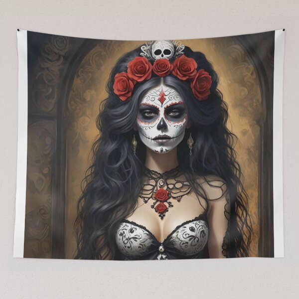 Item preview, Sexy Day of the Dead Queen designed and sold by MissSaylor.