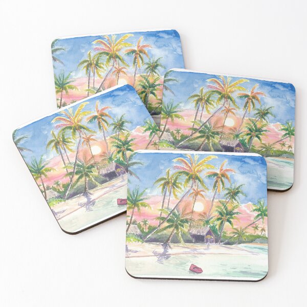 Item preview, Polynesia Beach Tranquility at Moorea Serene Shores designed and sold by artshop77.